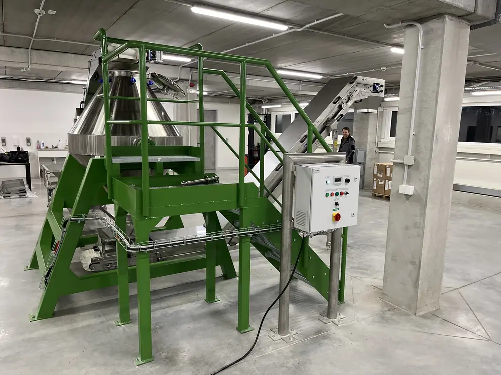 Rotační míchací zařízení pohled